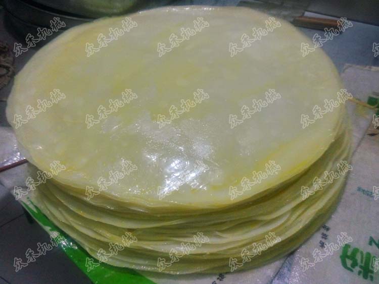 120型數(shù)控面皮機涼皮效果